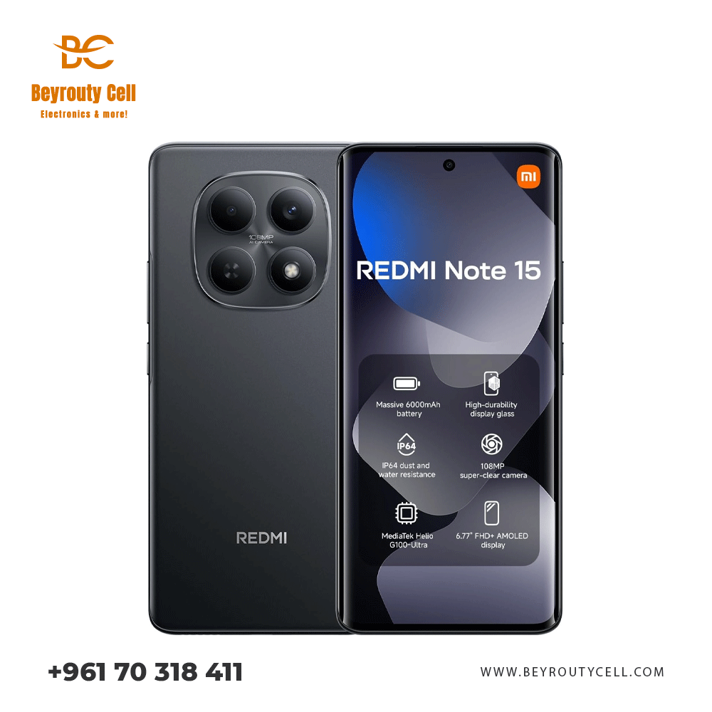 Redmi Note 15 8GB 256GB – 120Hz AMOLED 108MP Camera