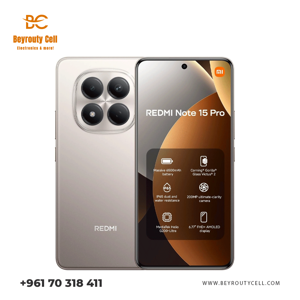 Redmi Note 15 Pro 8GB 256GB – 200MP Camera AMOLED 120Hz
