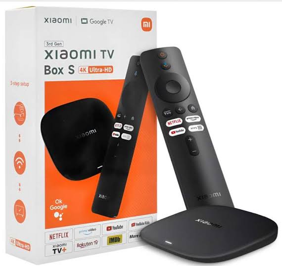 Xiaomi Mi Box S 3rd Gen 4K Ultra HD Google TV Streaming Media Player