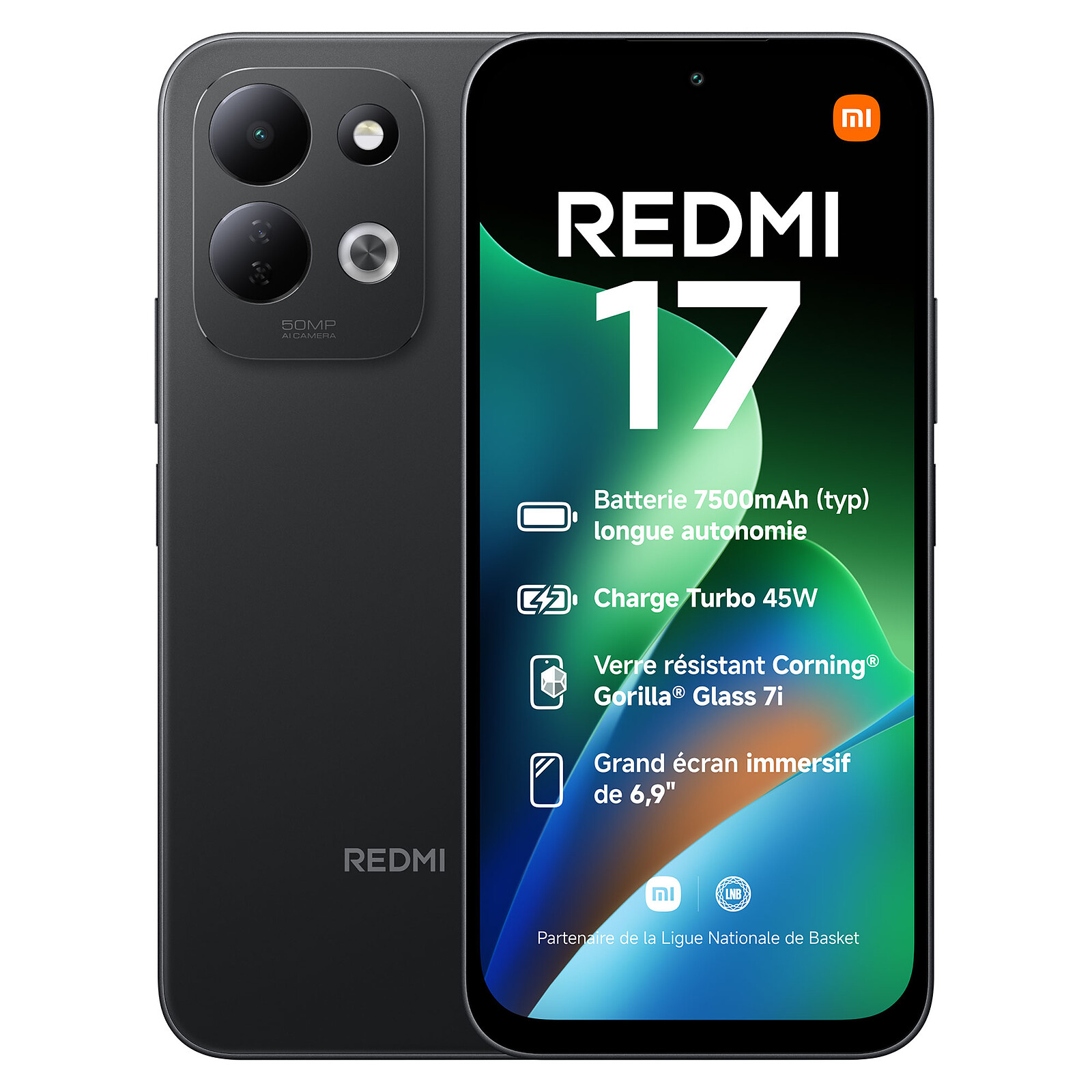 Redmi 17 4G 4GB 128GB – 6.9” 120Hz Display, 7500mAh Battery
